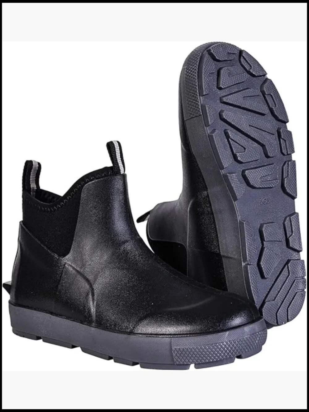 Waterproof Rain Boots for Men Ankle Anti-Slip Lightweight Comfort Work Boat